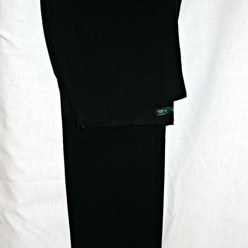 Lauren Ralph Lauren ~BLACK DRESS PANTS ~ Size 12
